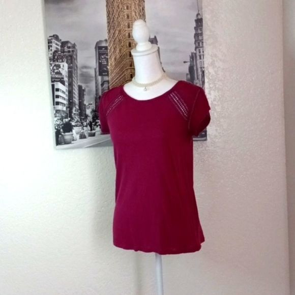 LOFT Other - LOFT tshirt for women with lace size XS